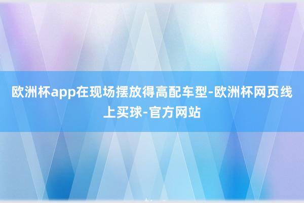 欧洲杯app在现场摆放得高配车型-欧洲杯网页线上买球-官方网站