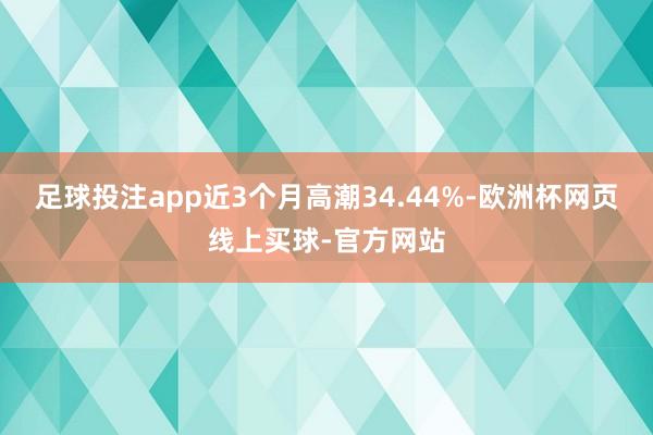 足球投注app近3个月高潮34.44%-欧洲杯网页线上买球-官方网站