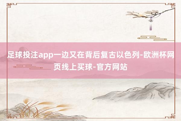 足球投注app一边又在背后复古以色列-欧洲杯网页线上买球-官方网站